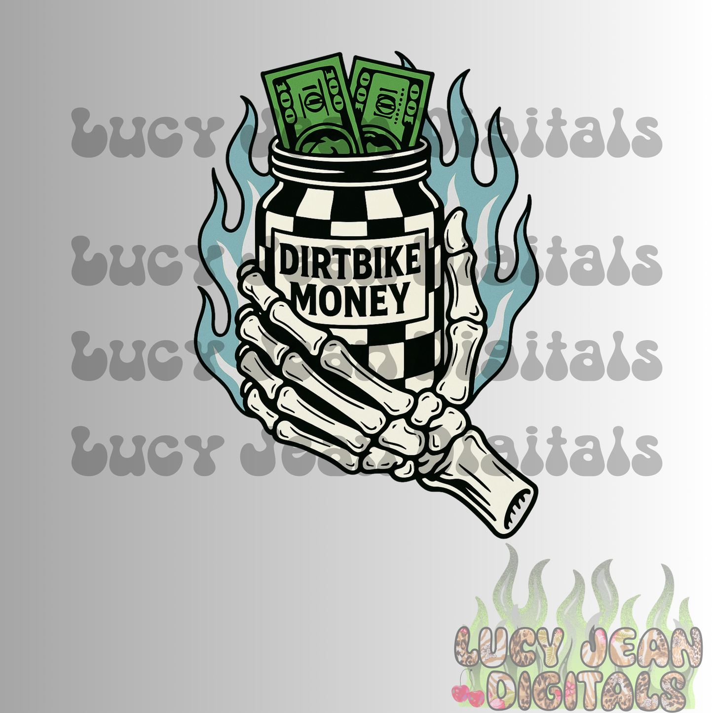 Dirtbike money PNG