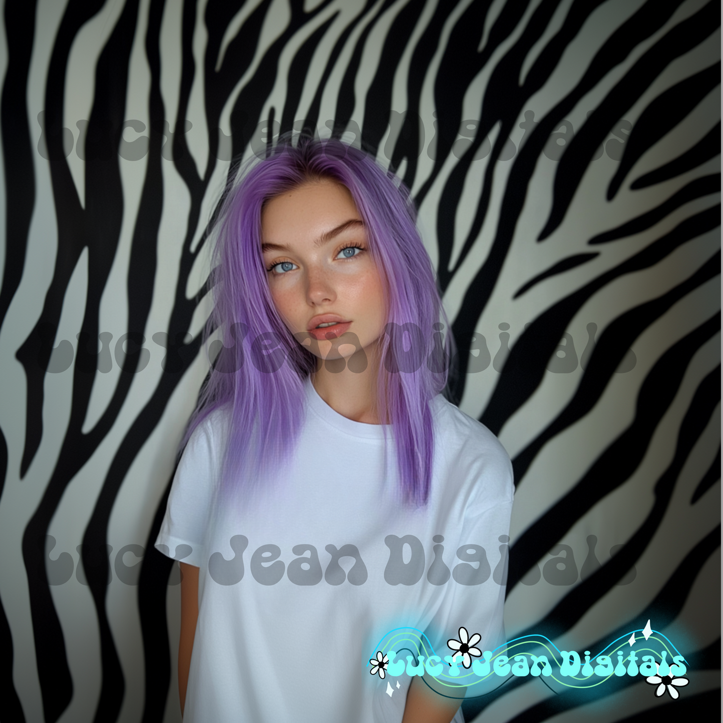 Zebra modeled Mock up