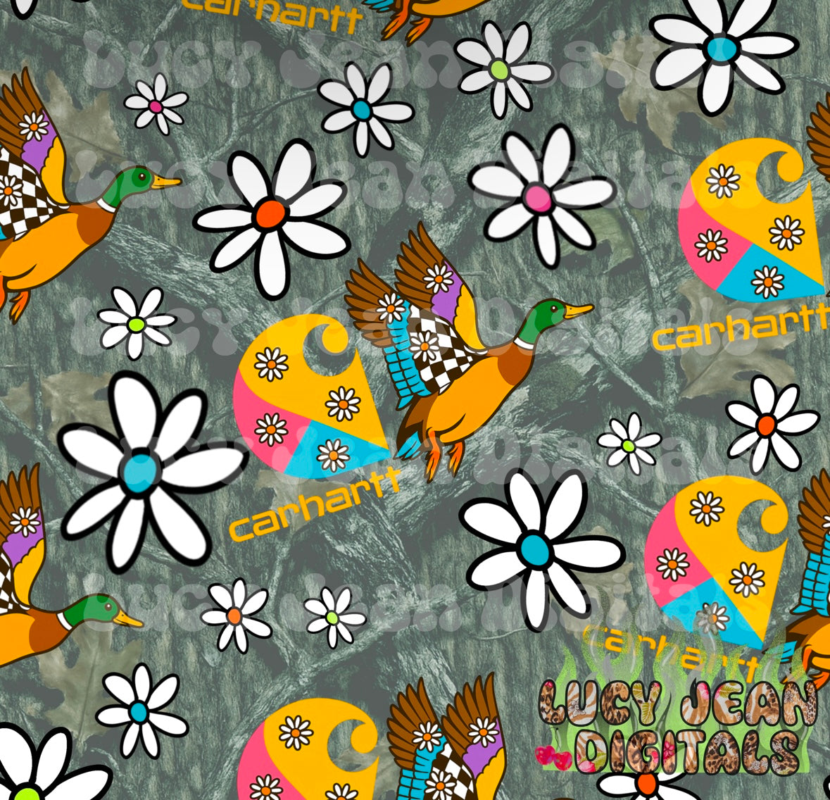 Flower Camo CH Seamless File