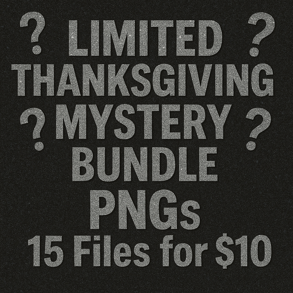 THANKSGIVING MYSTERY PNG BUNDLE