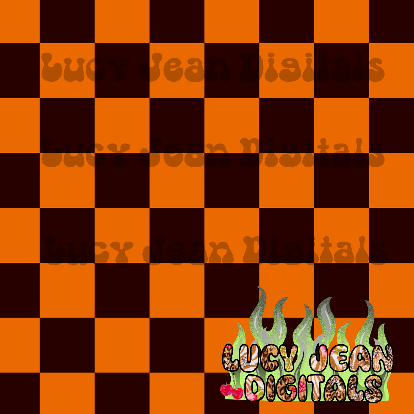 Orange/brown checkered Seamless File