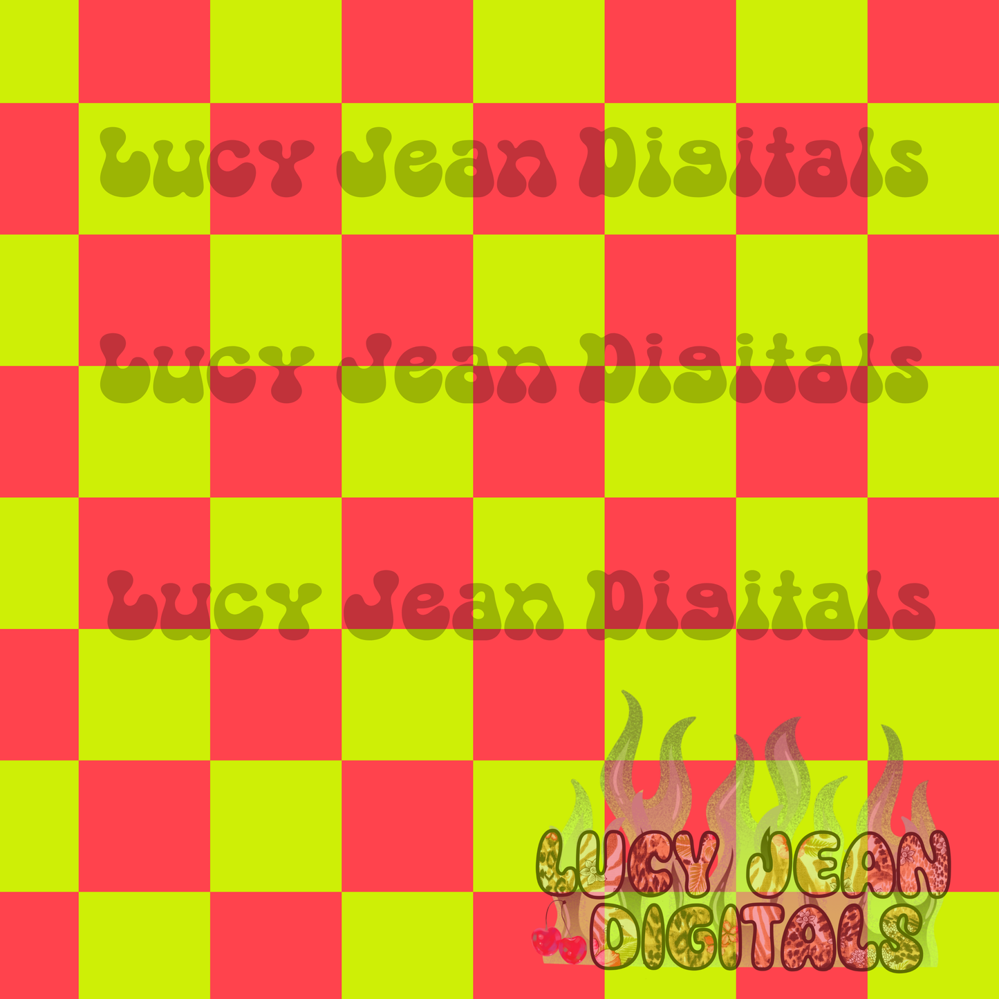 Neons checkered Seamless File