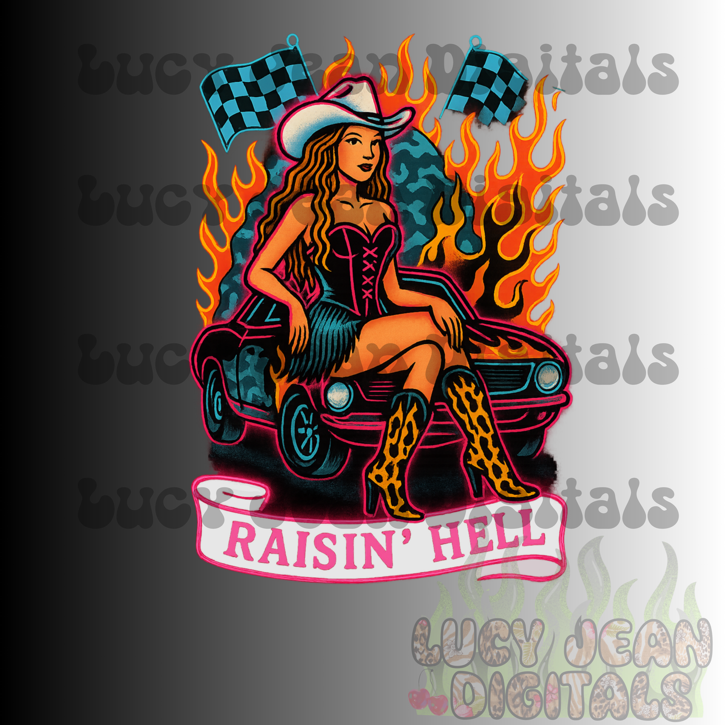 Raisin Hell Car PNG