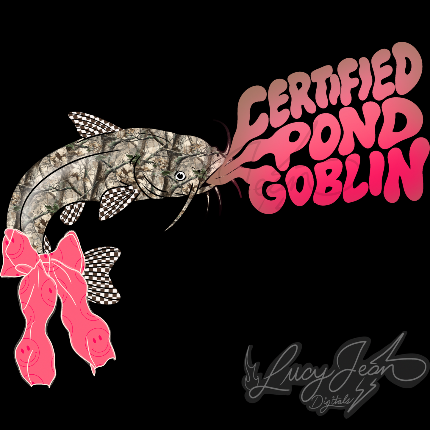 Catfish pond goblin girl PNG-2026