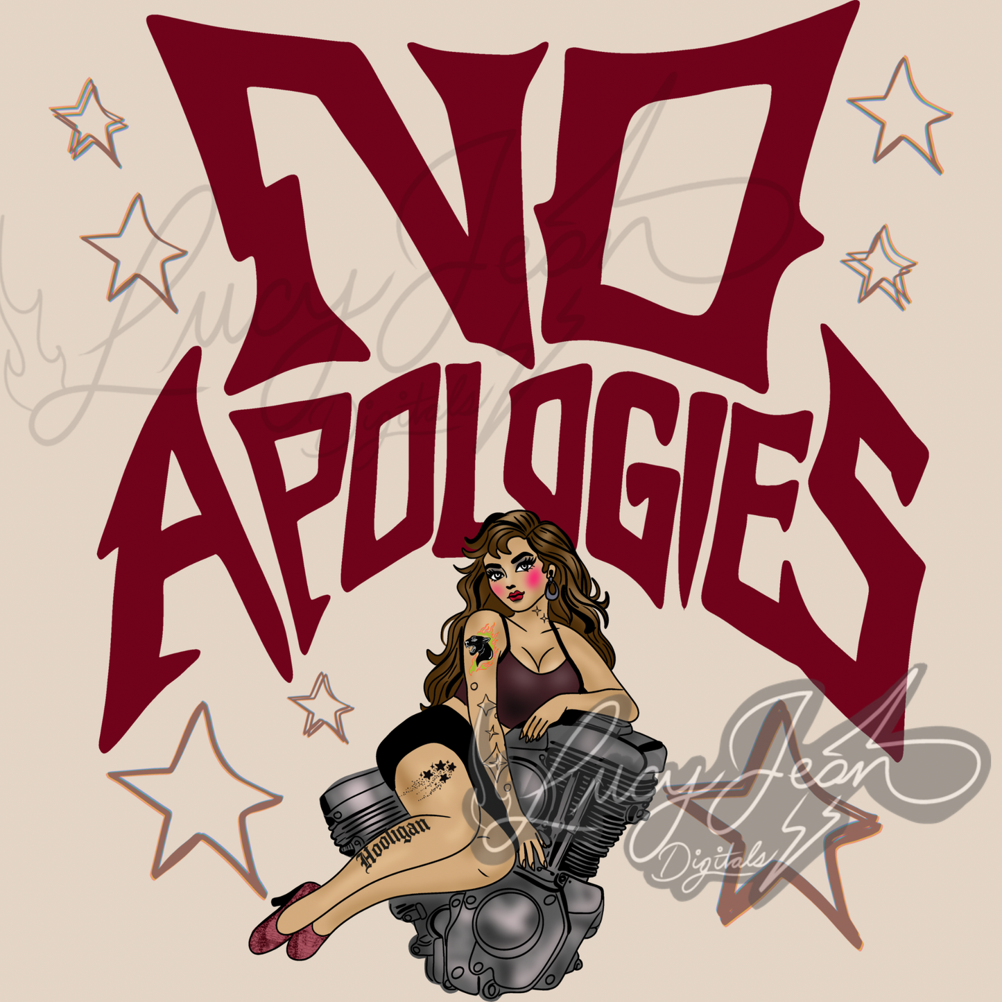 No apologies pinup PNG-2026