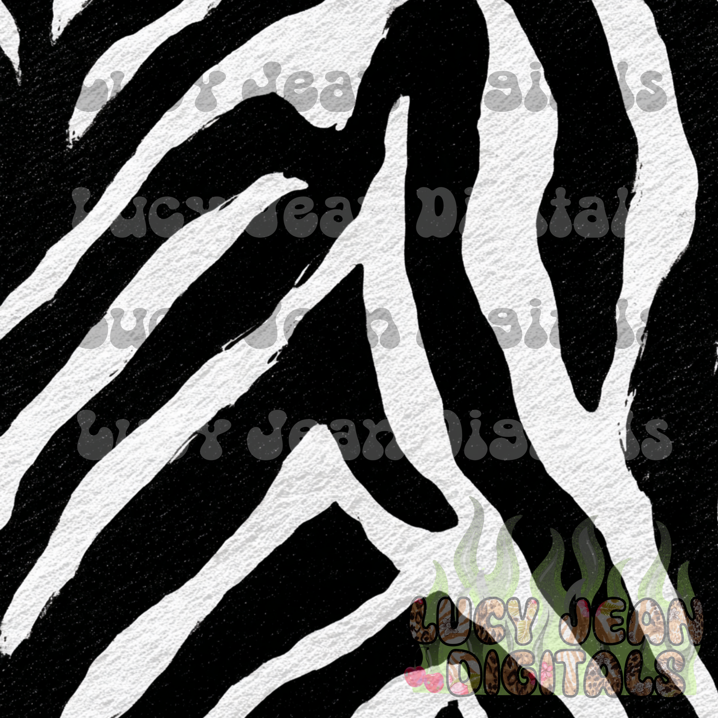 Black white tiger Stripes Seamless File