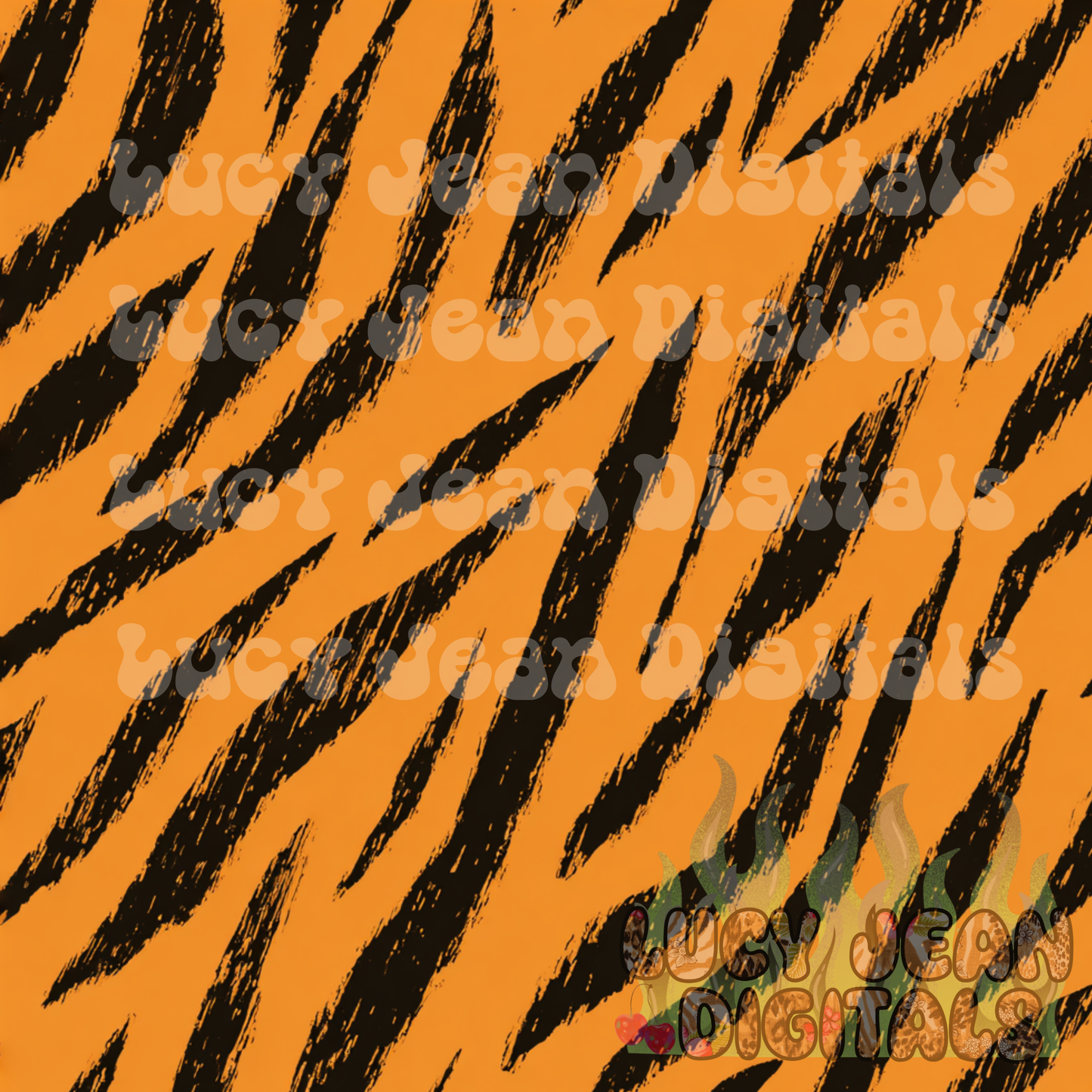 Simple Tiger print Seamless File