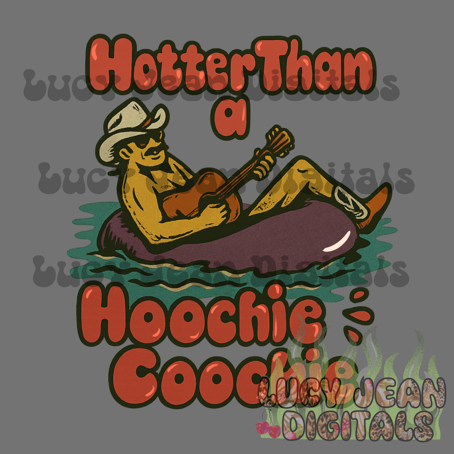 Hotter than a hoochie PNG