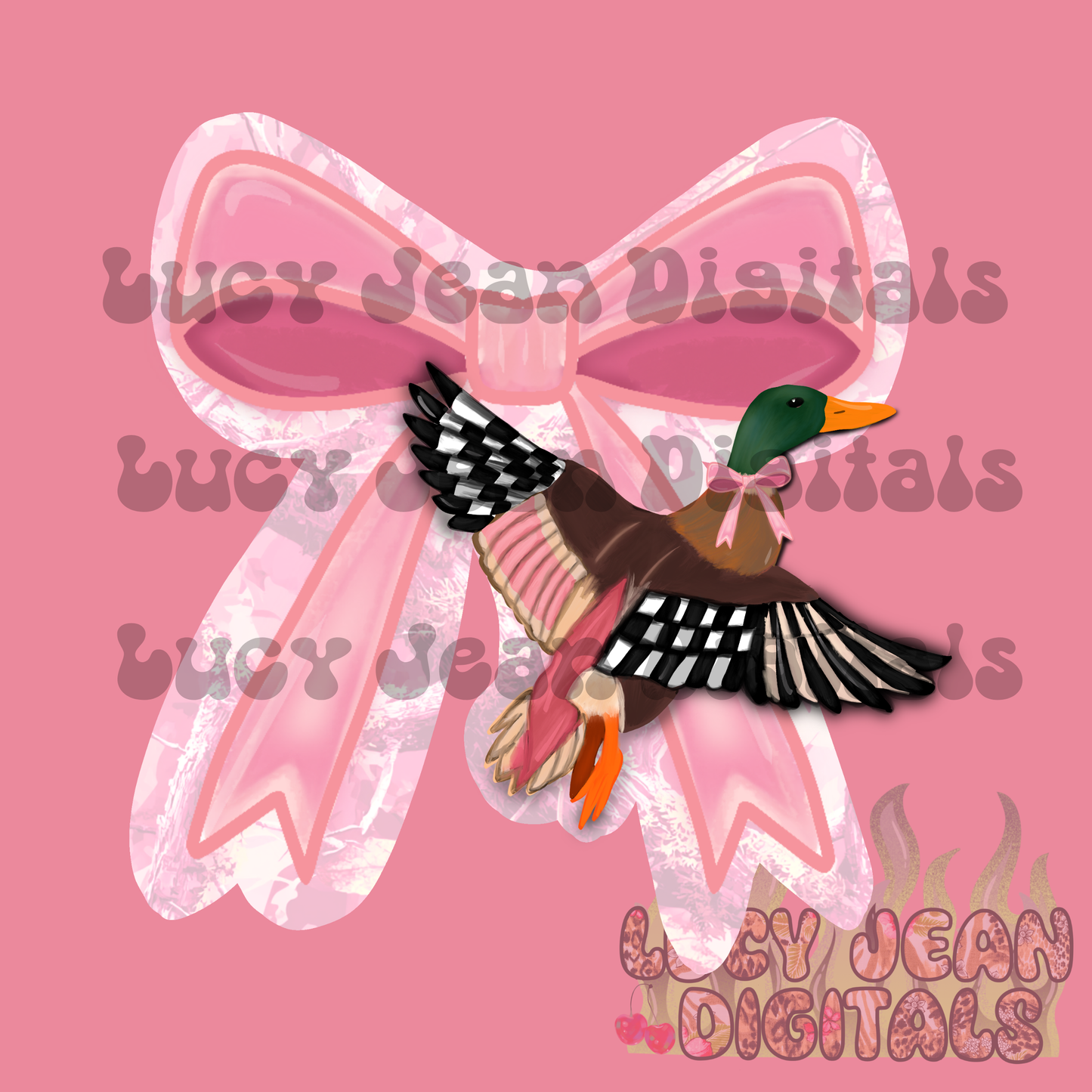 Bow Mallard PNG