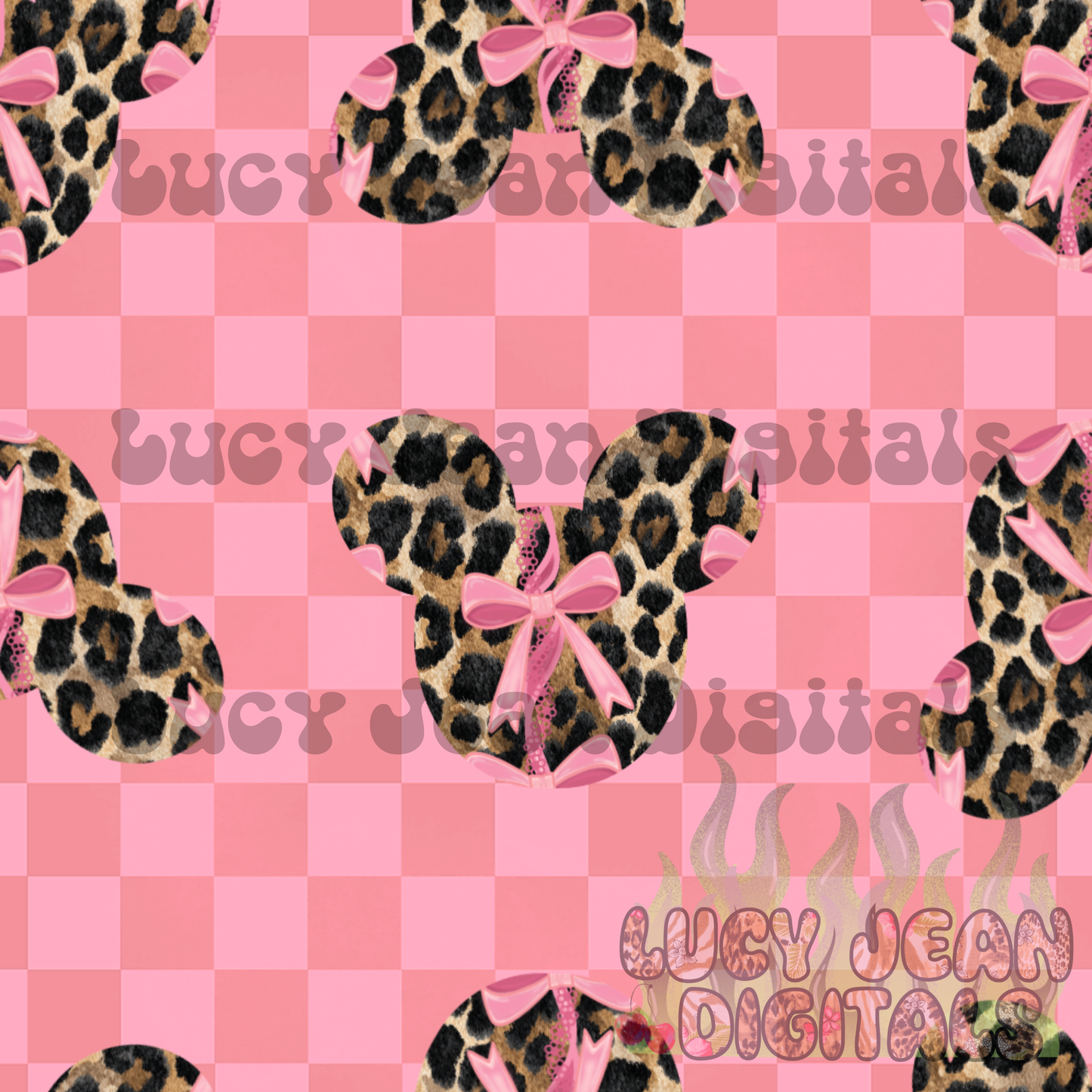 Leopard Mouse Seamless File