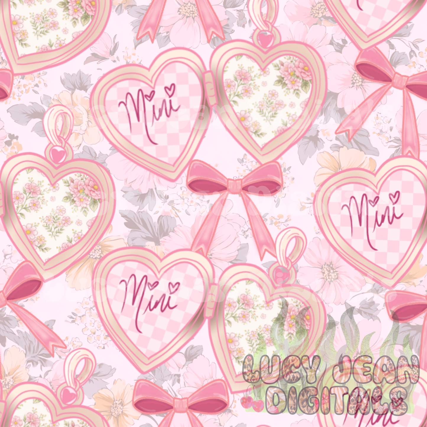 Mini Locket Seamless File