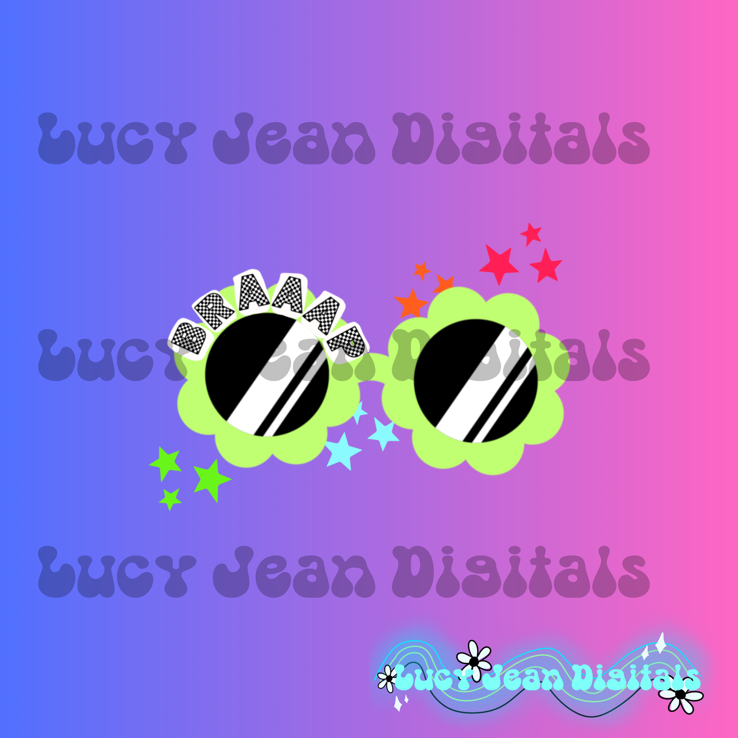 BRAAAP moto sunnies PNG