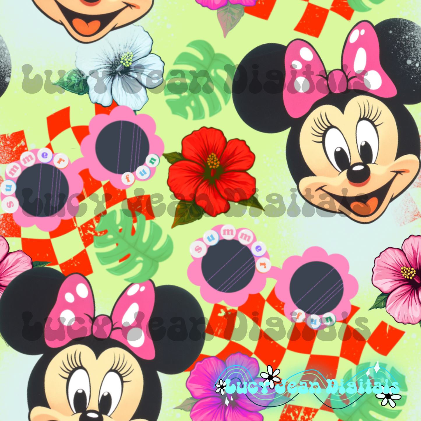 Summer mouse Seamless File