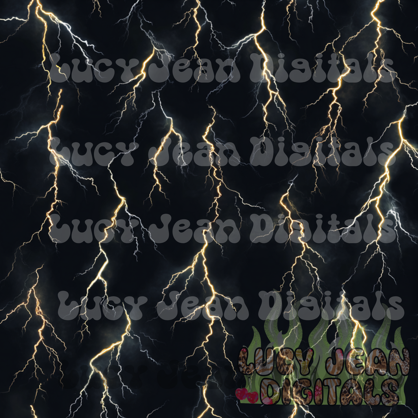 Lightening bolt coord Seamless File- 2026