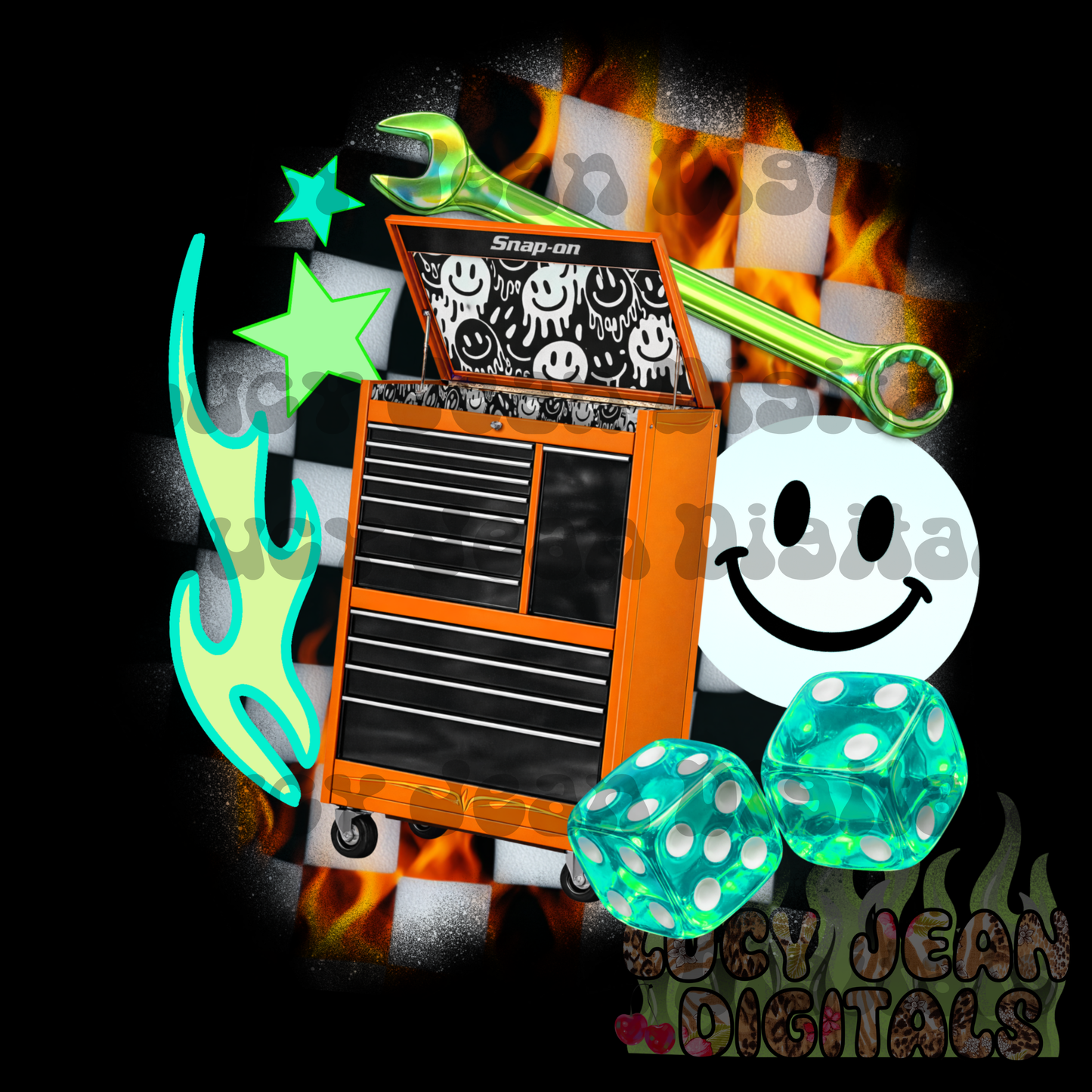 Dopamine Tool Box Orange PNG- 2026