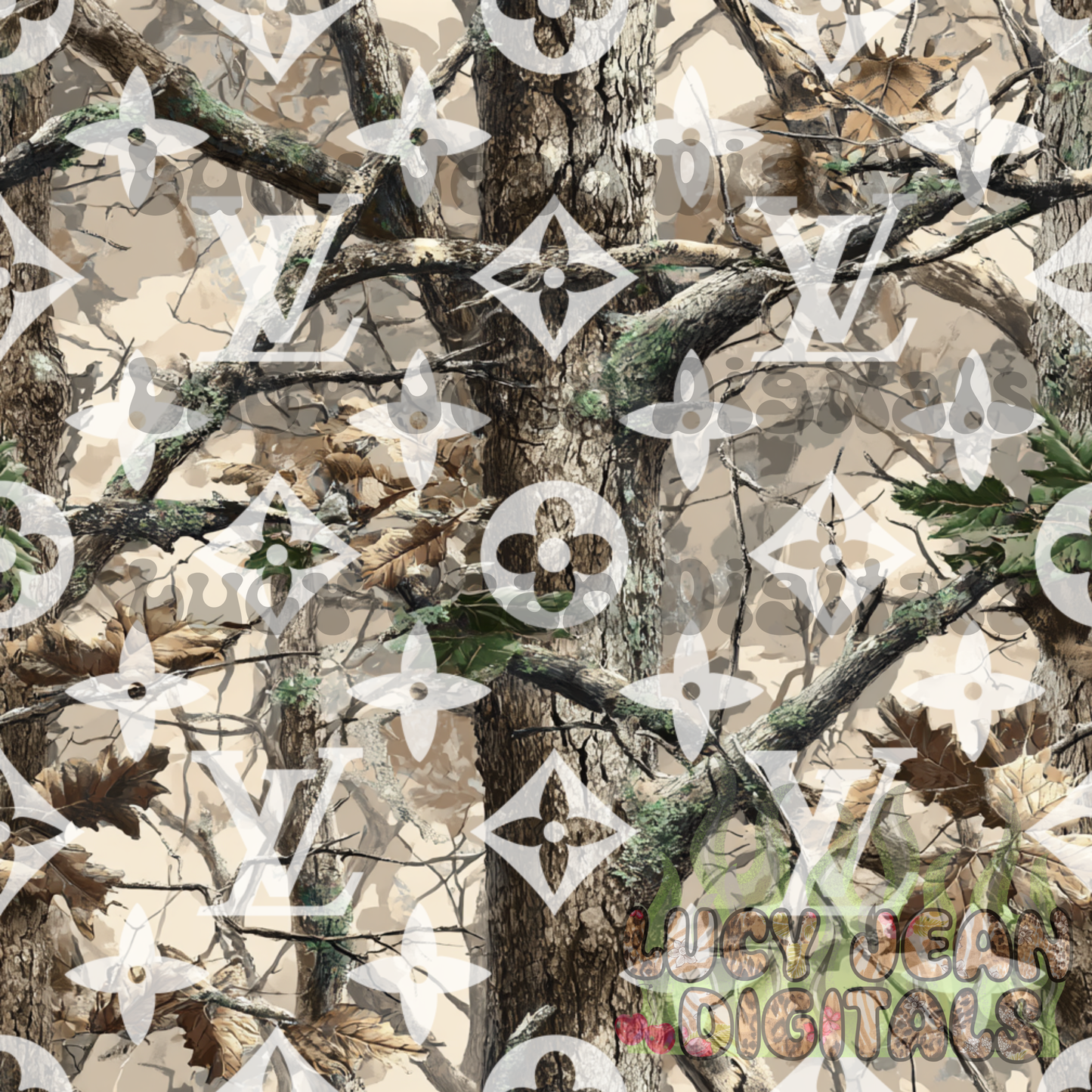 Boujee Neutrals camo Seamless File- 2026