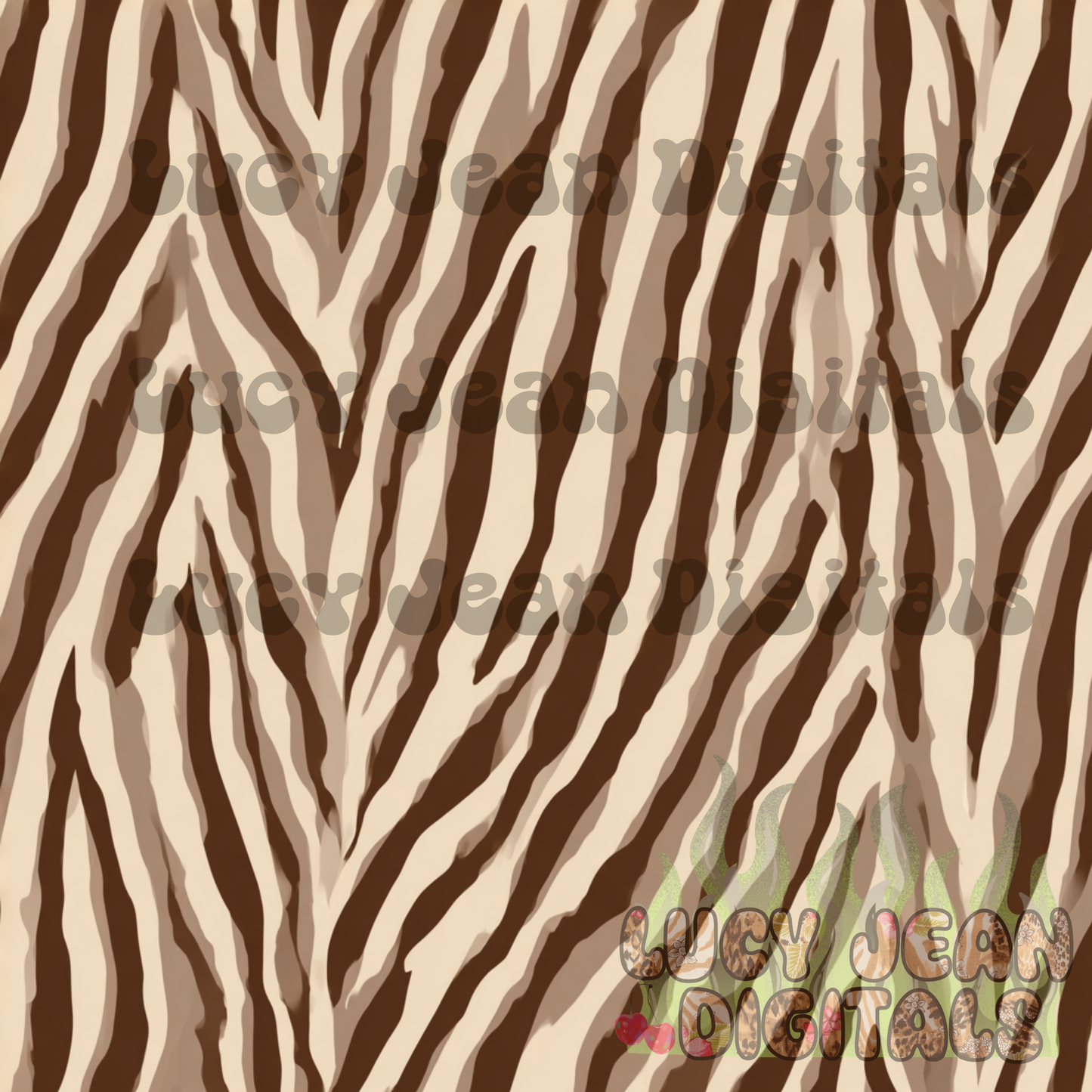 Sad beige zebra Seamless File- 2026