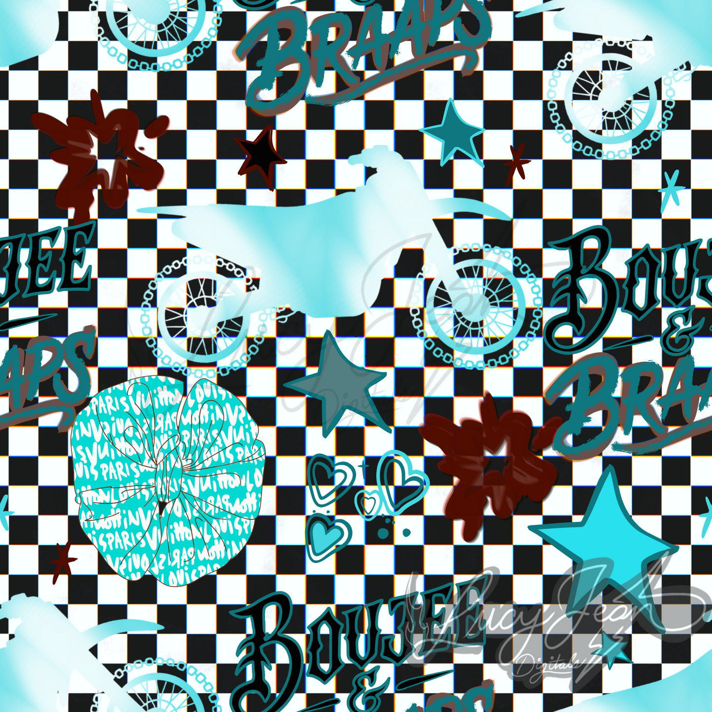 Boujee braaps seamless file-2026