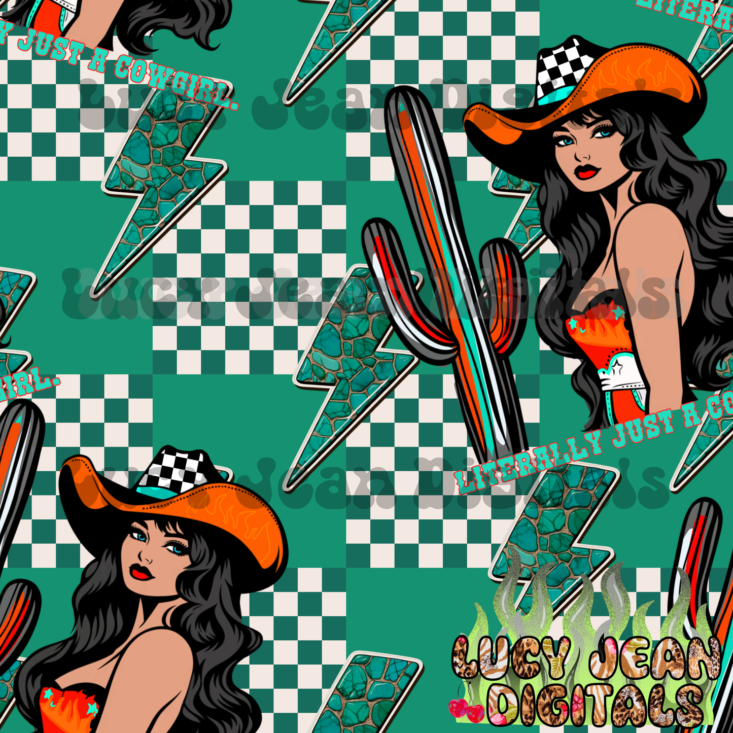 Literally just a cowgirl Seamless