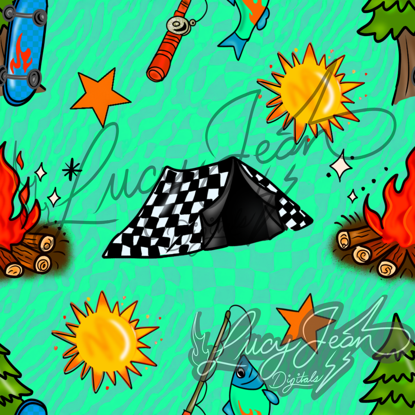 Adventure camping Seamless- 2026