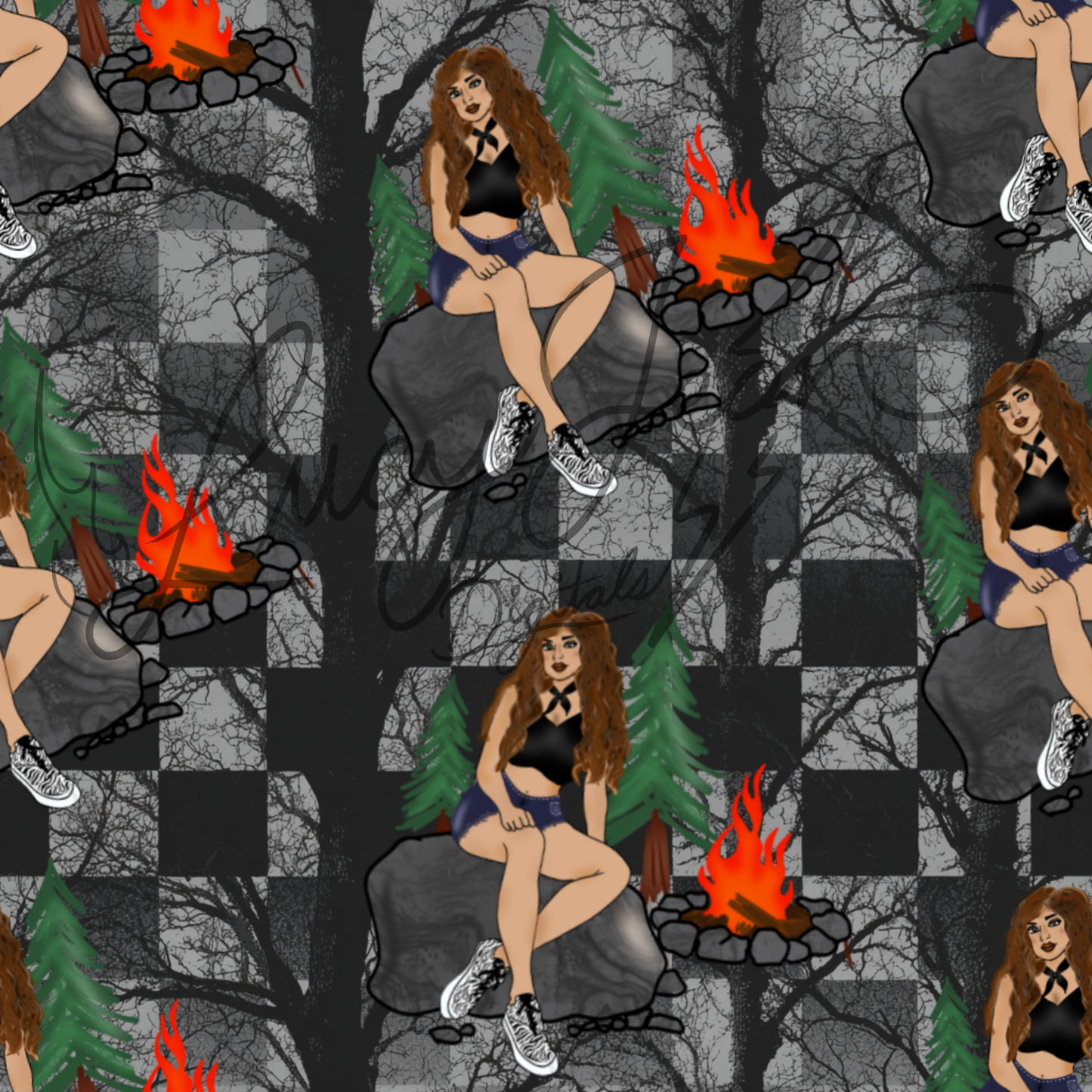 Campfire Girl Seamless File- 2026