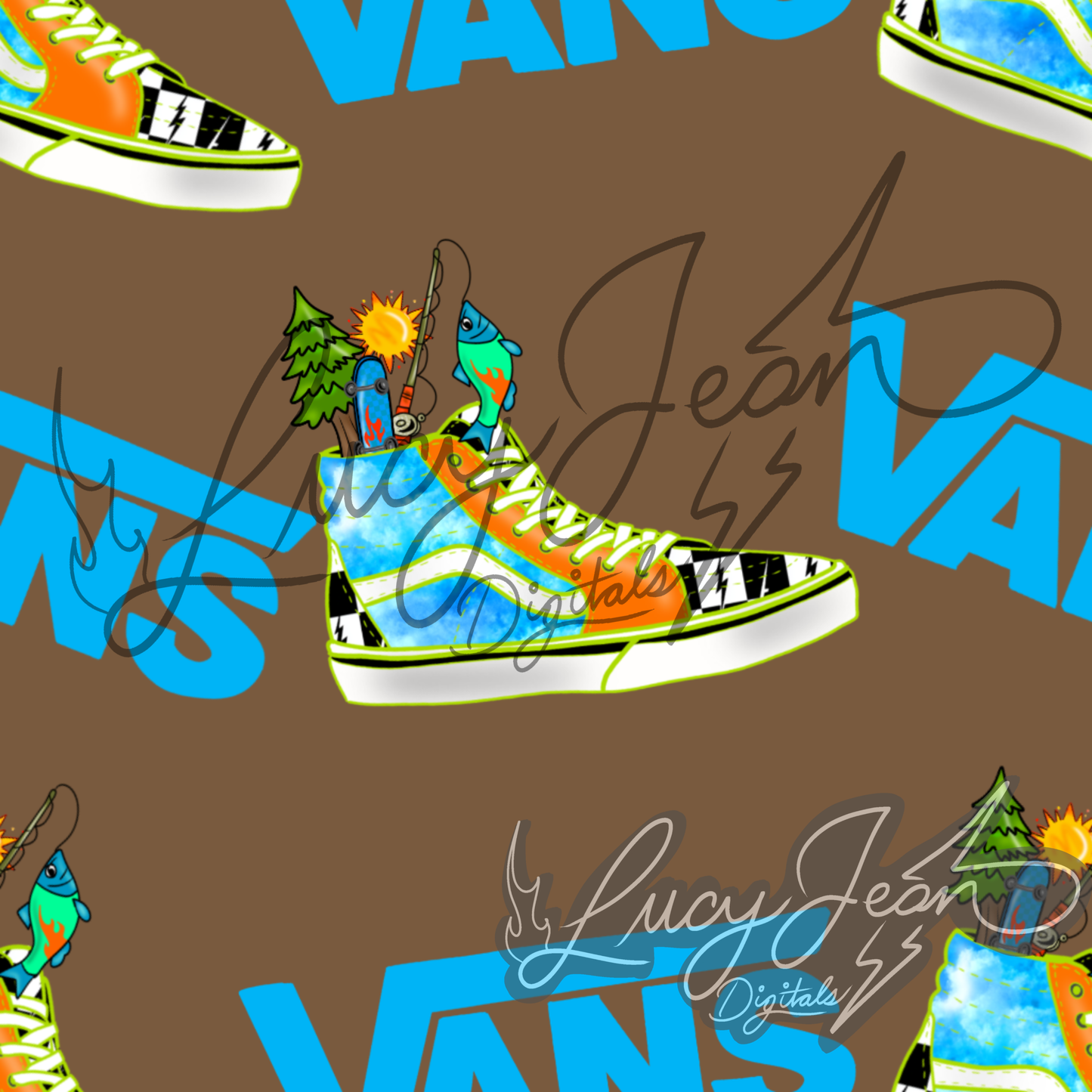 Camping sneakers Seamless- 2026
