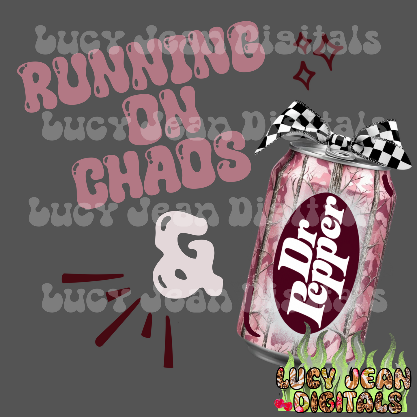 Dr Soda pink camo PNG