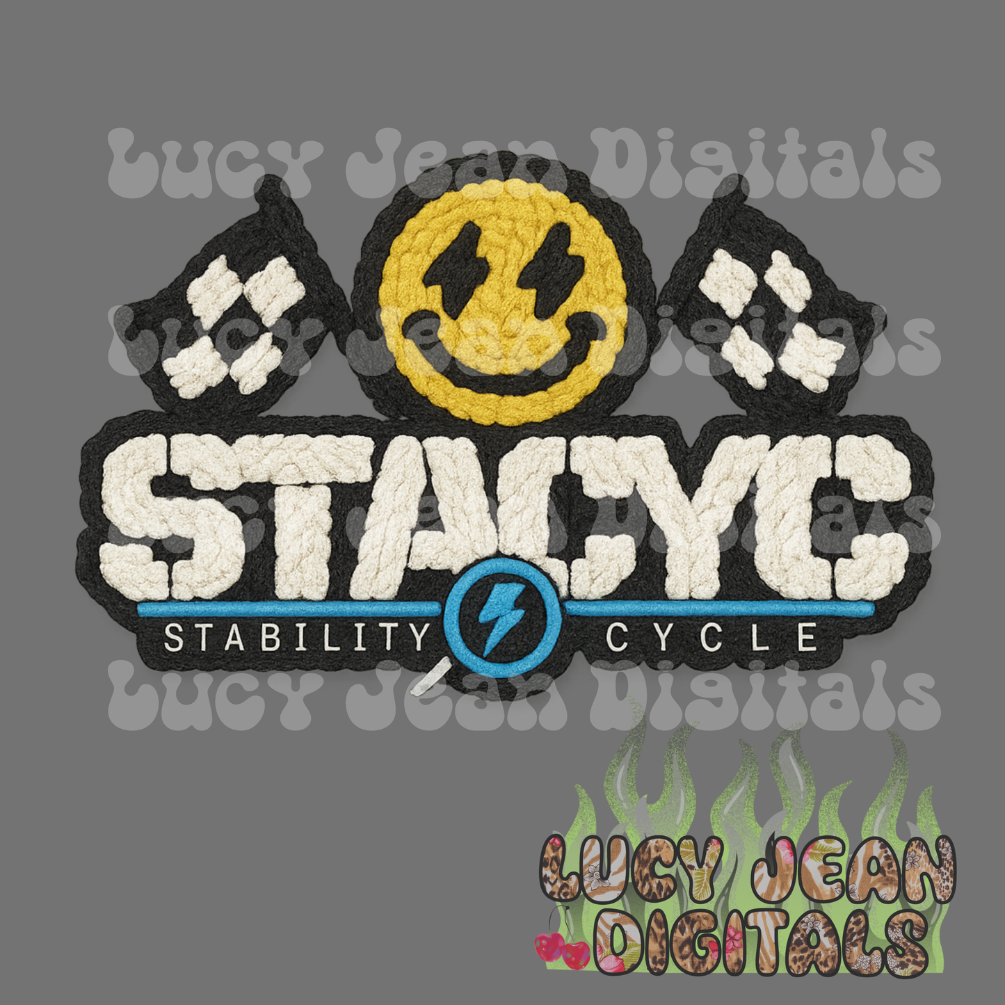 Electric bike crochet PNG
