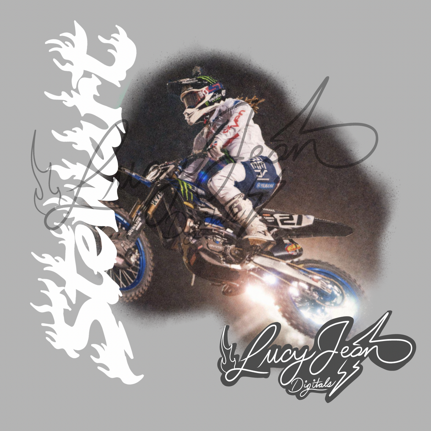 #27 dirt bike rider png (two colorways included)- 2026