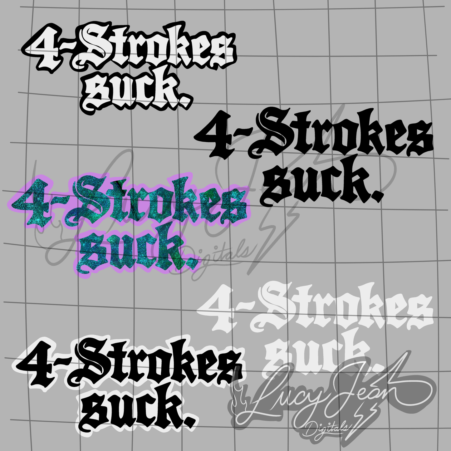 4-Strokes suck PNG (BUNDLE)- 2026