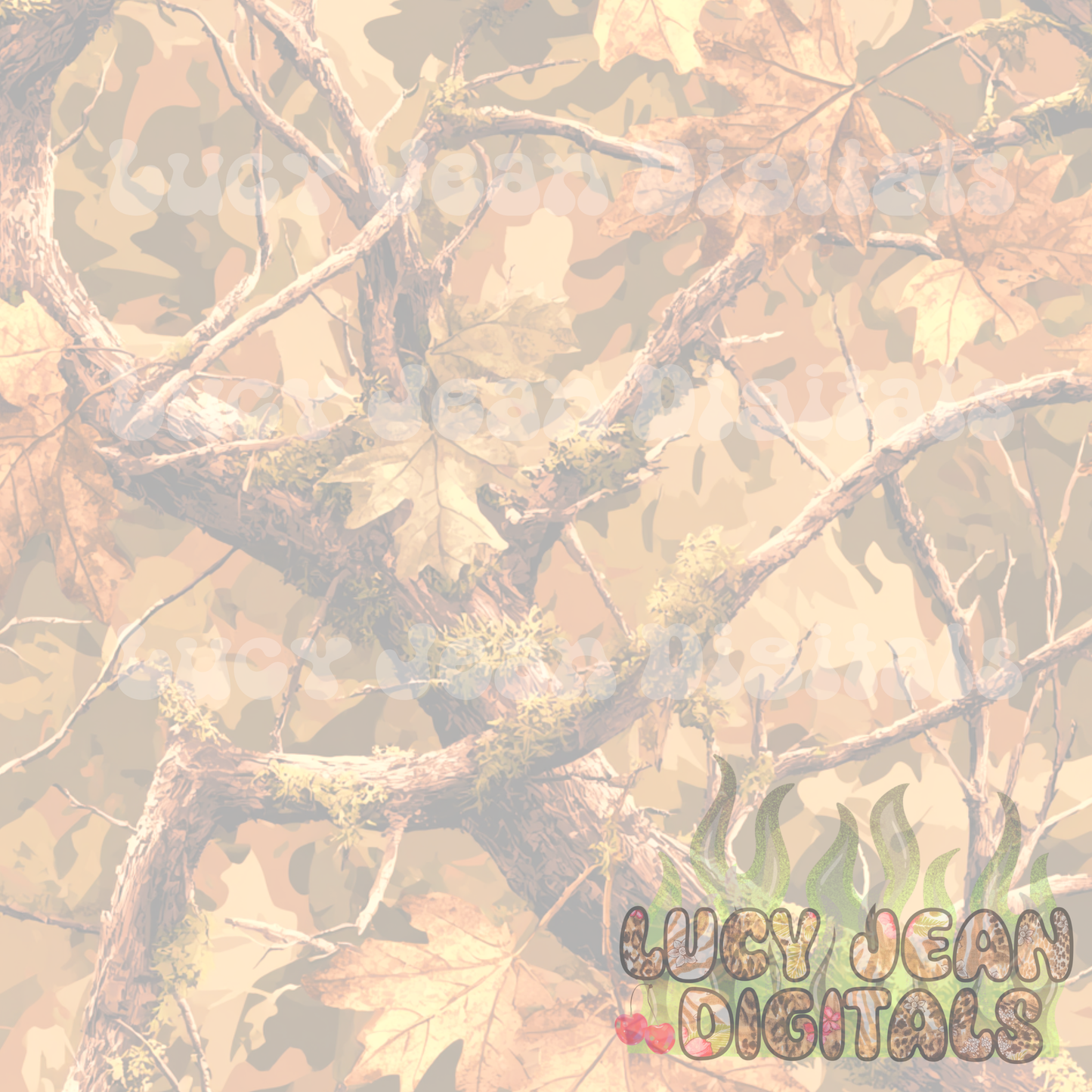 Brown Muted camo Seamless File