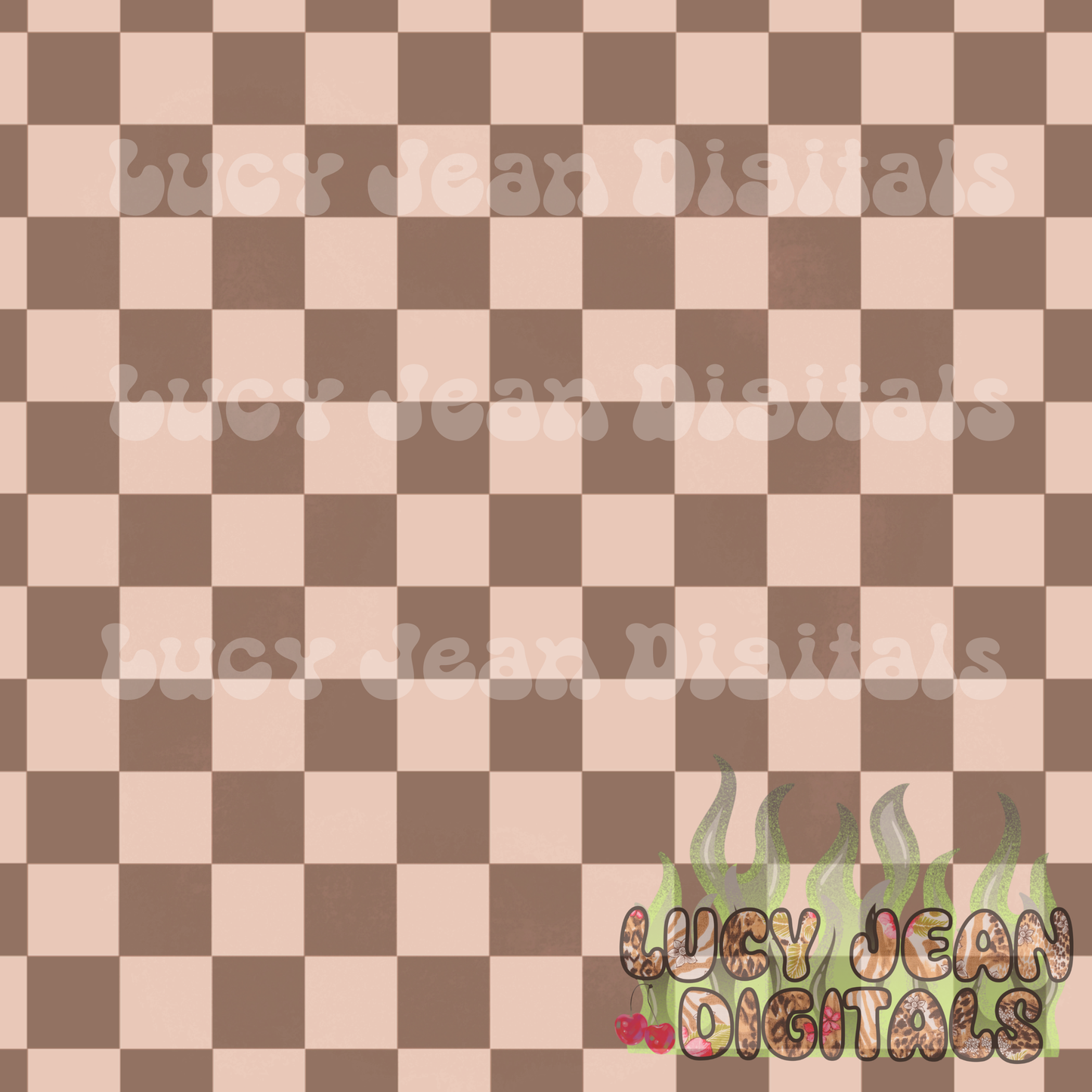 Beige/light brown checkered Seamless File