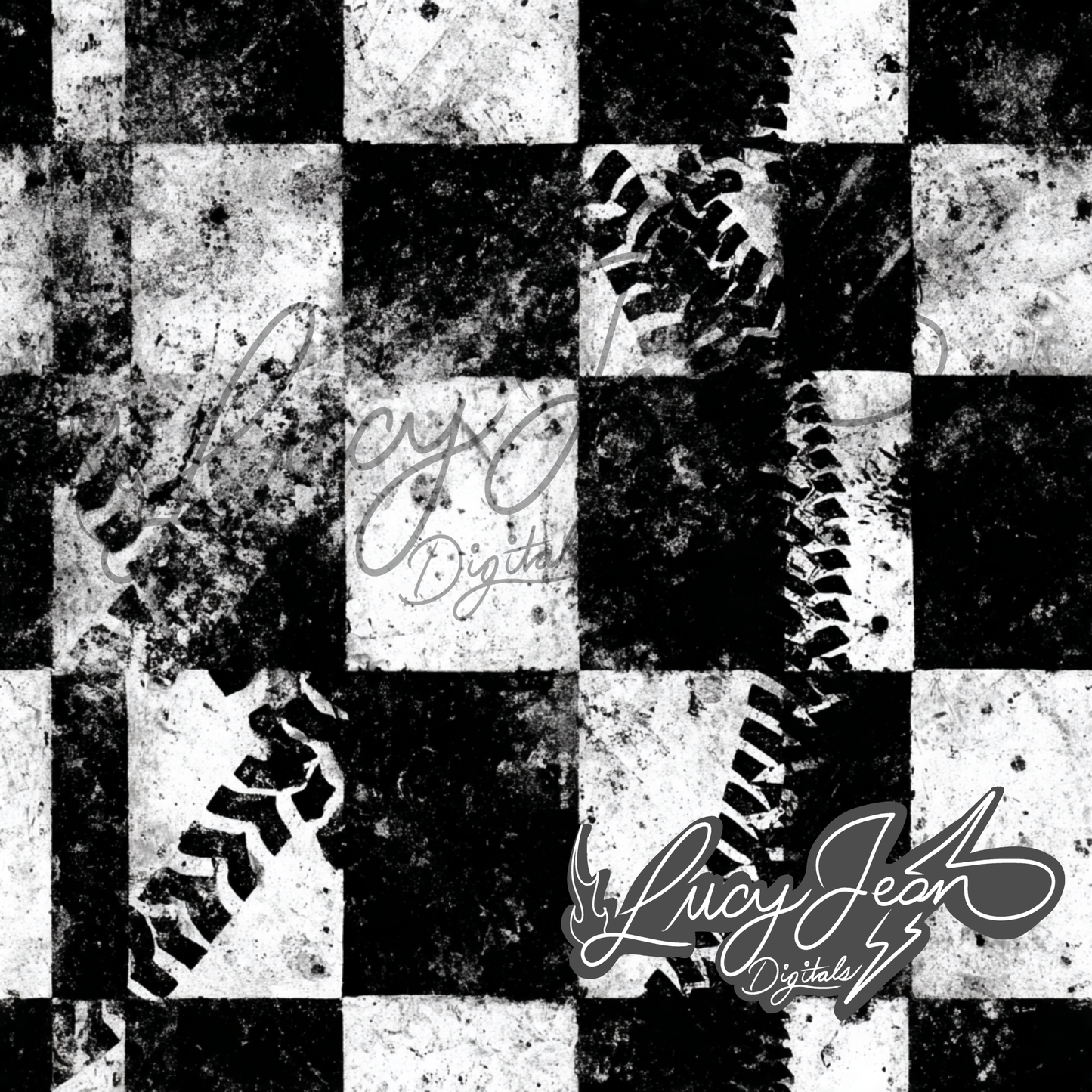 Checkered tracks Seamless File- 2026