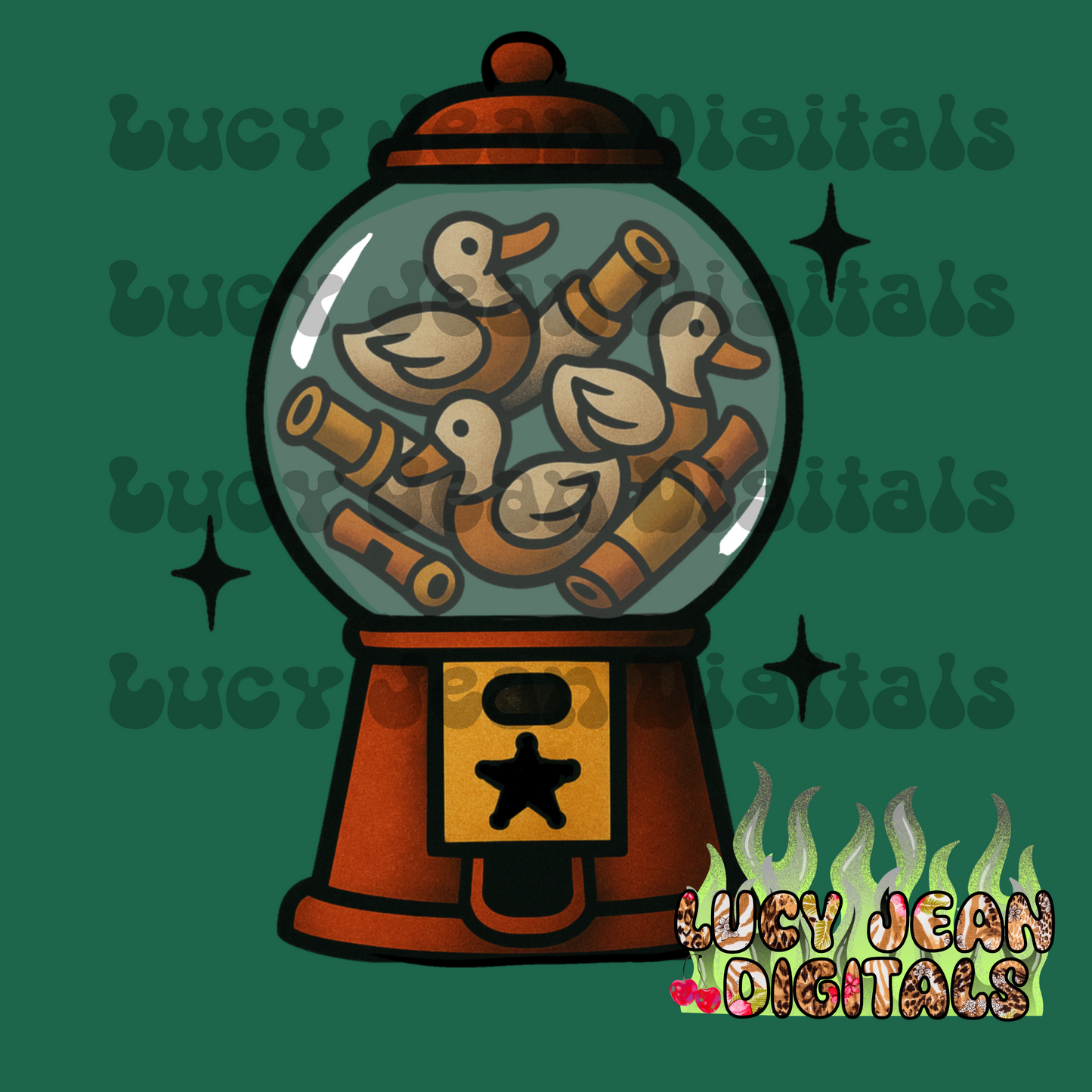 Duck Call Gumball Machine PNG