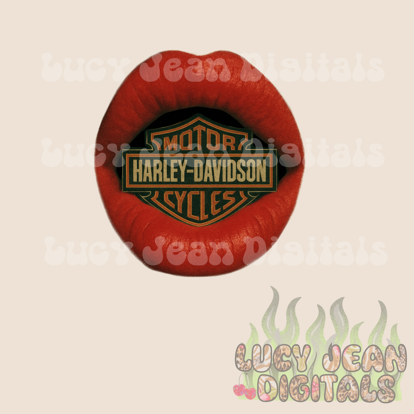 Hd motorcycle Lips PNG