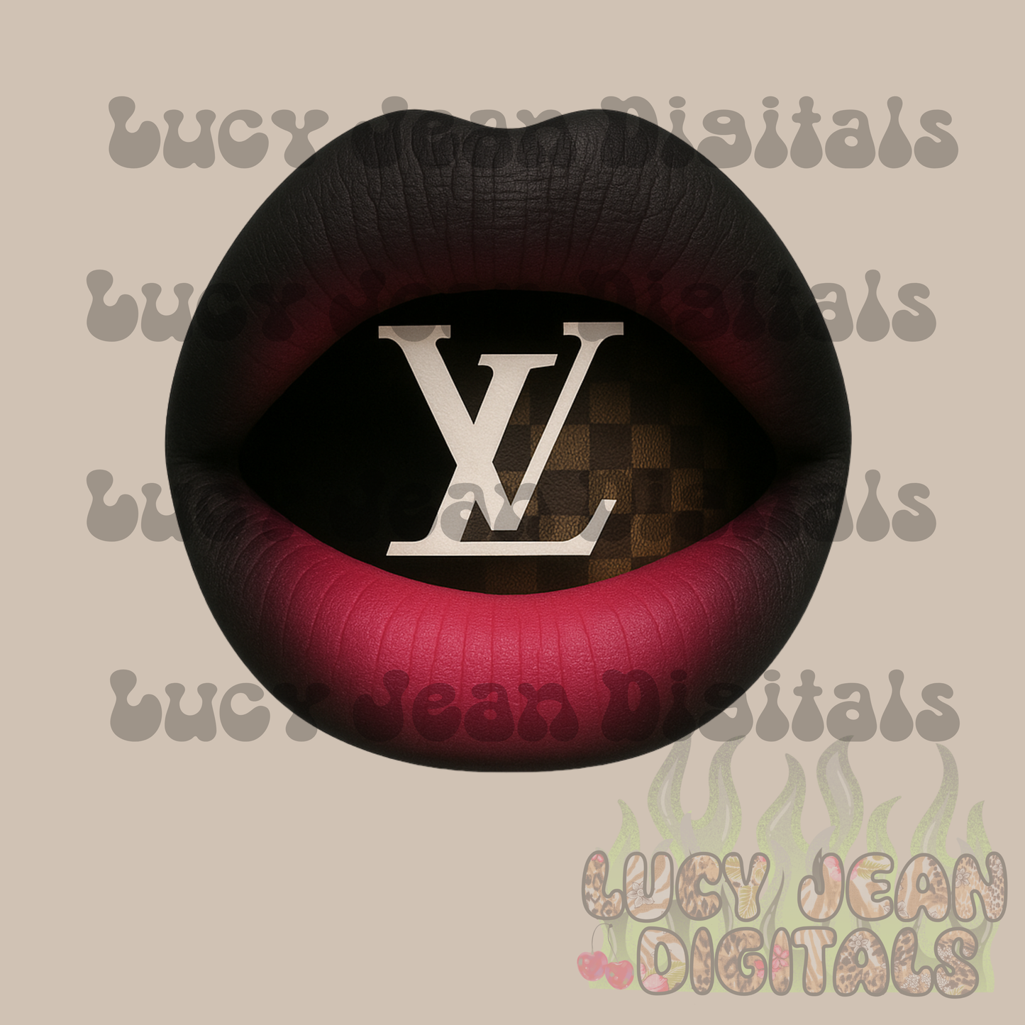 Boujee Lips PNG