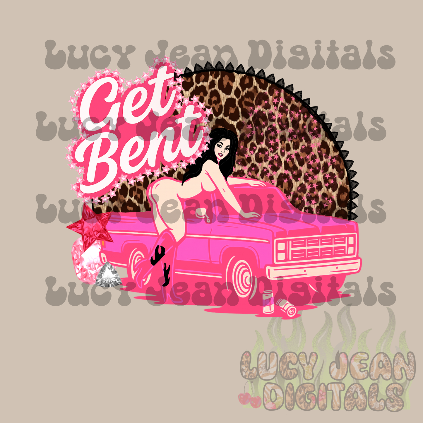 Get bent Truck PNG