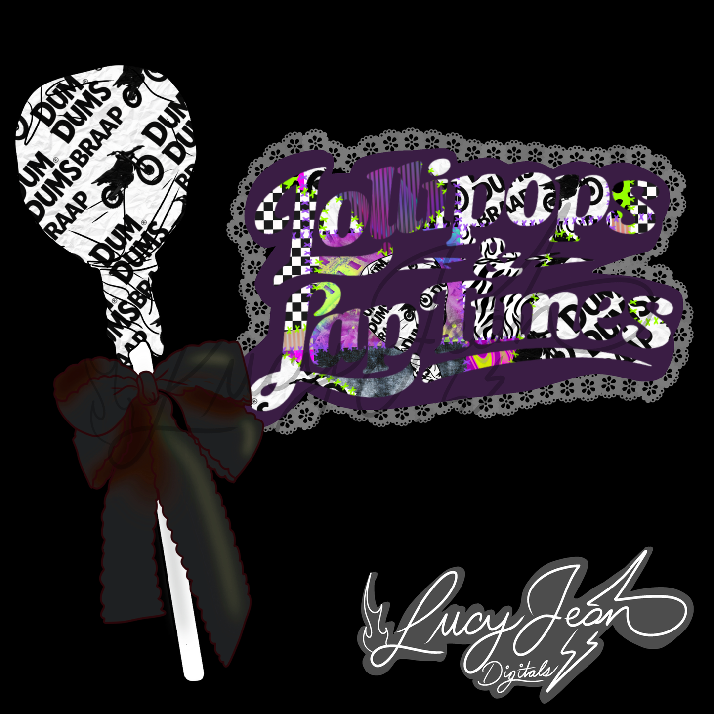 Braap dirtbike Lollipop Quilt PNG- 2026