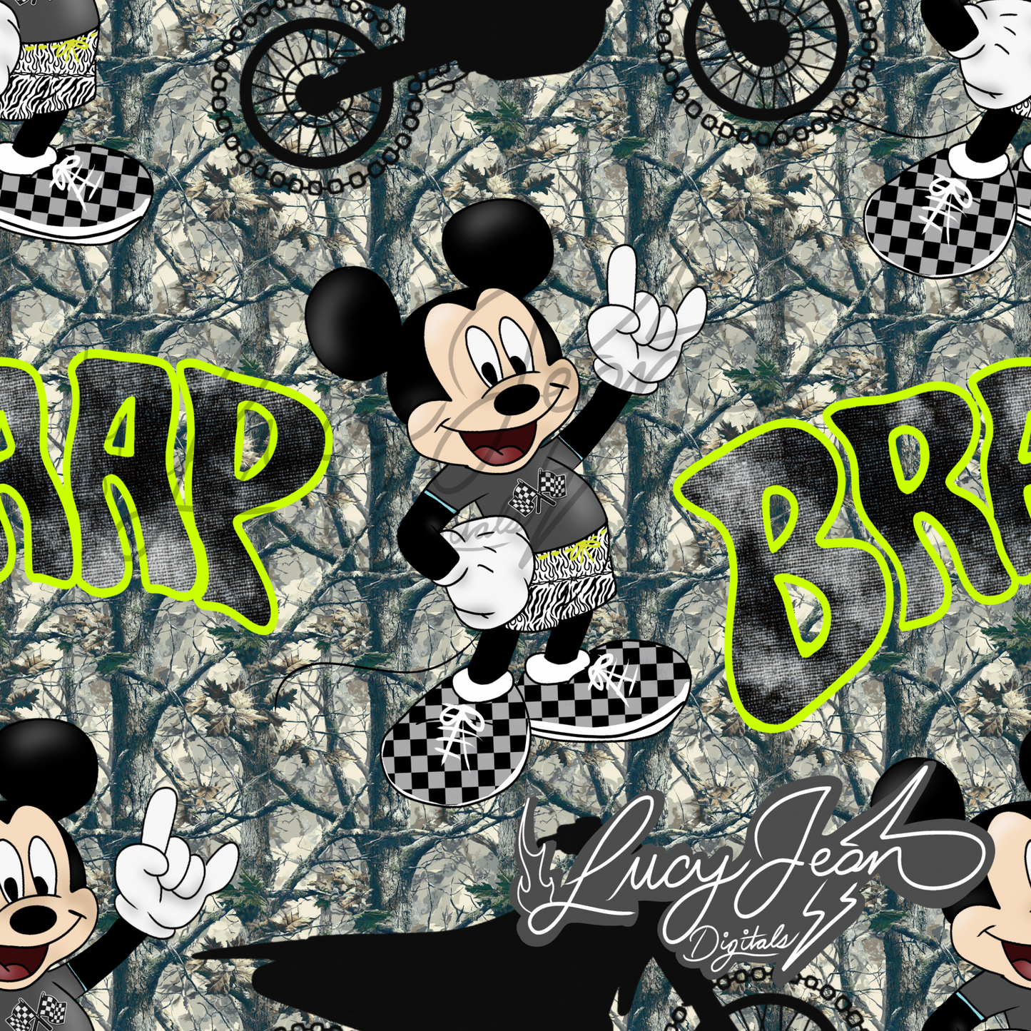 Mouse + dirtbike Seamless File- 2026