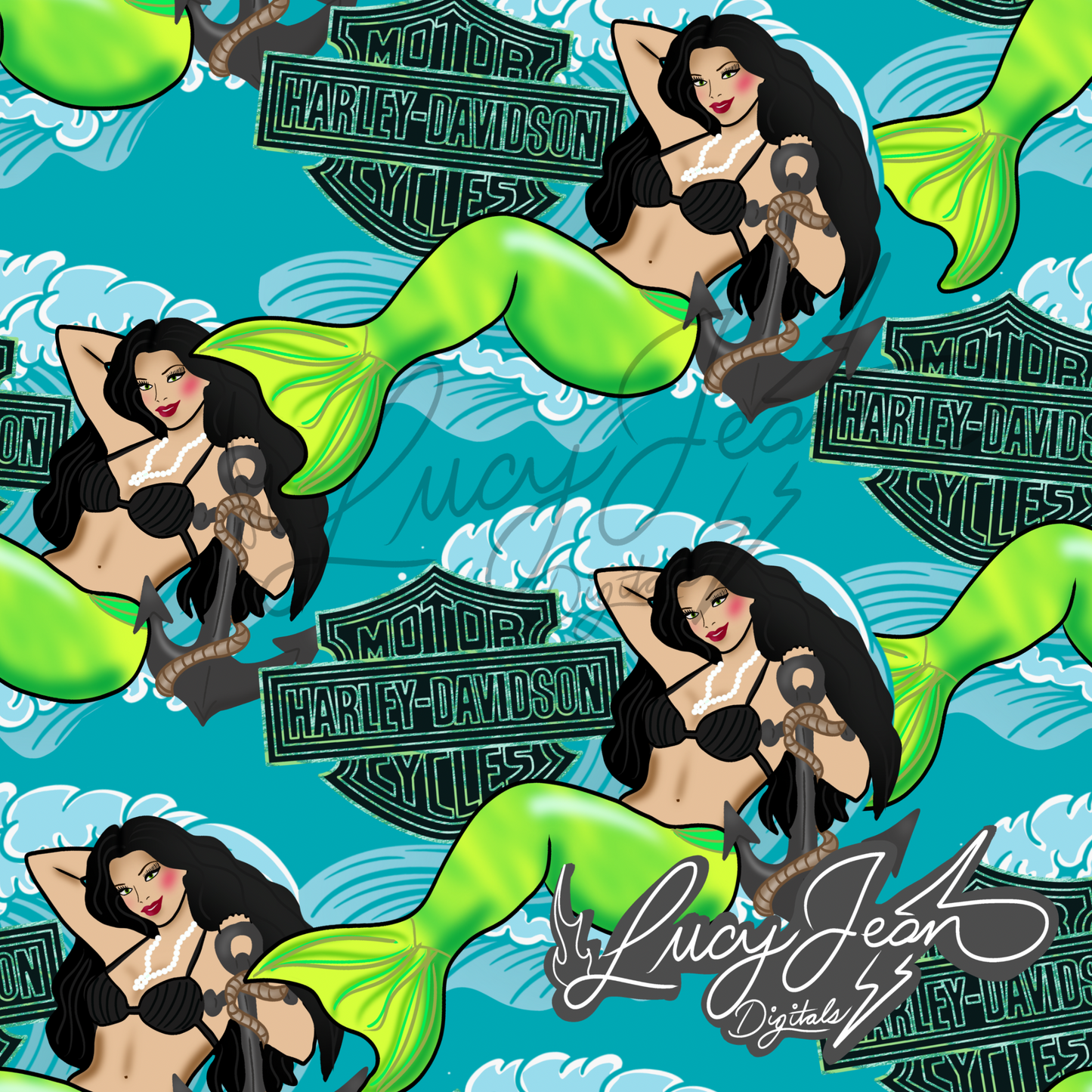 Mermaid HD motorcycle babe Seamless File-2026