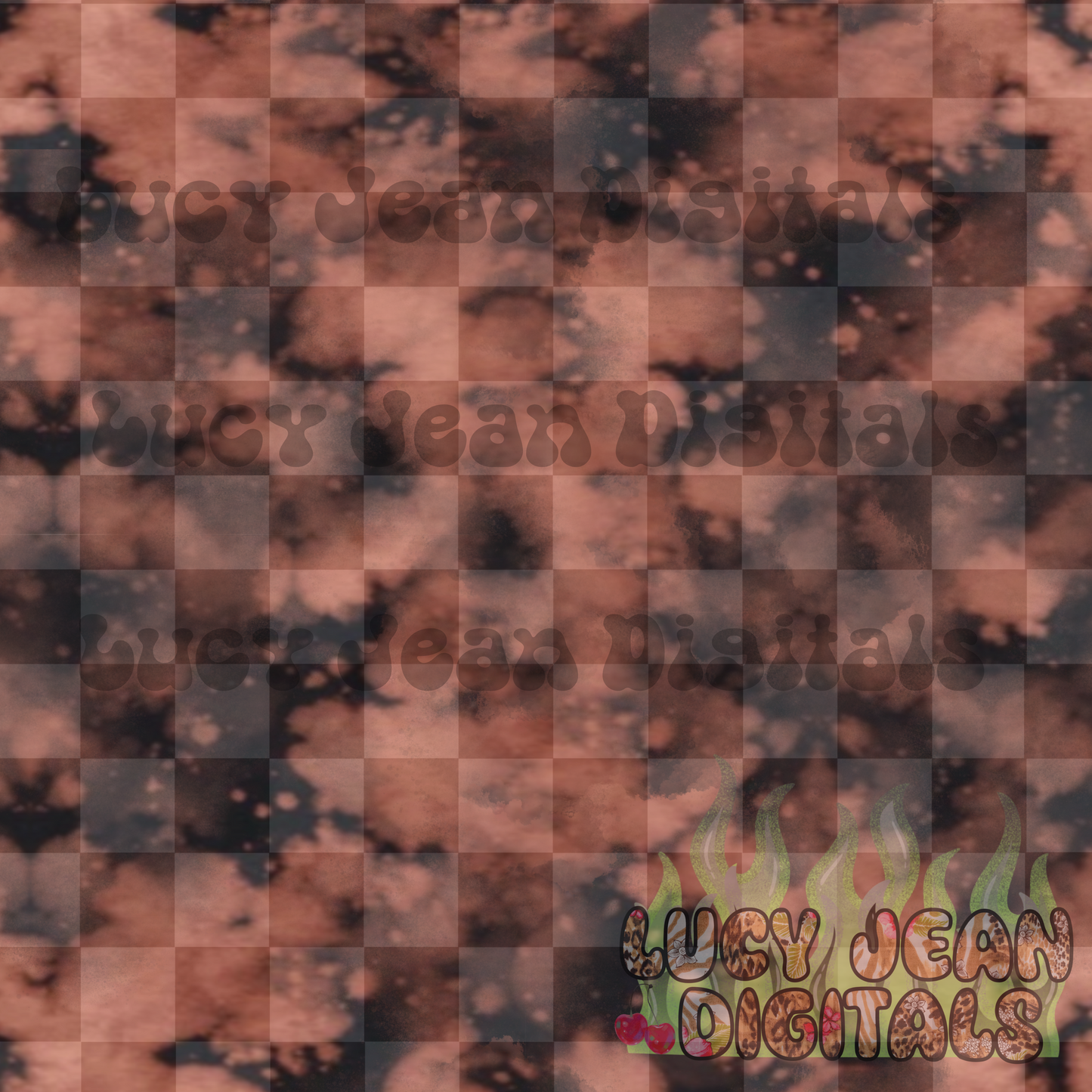 Black acid washed checkered Seamless File