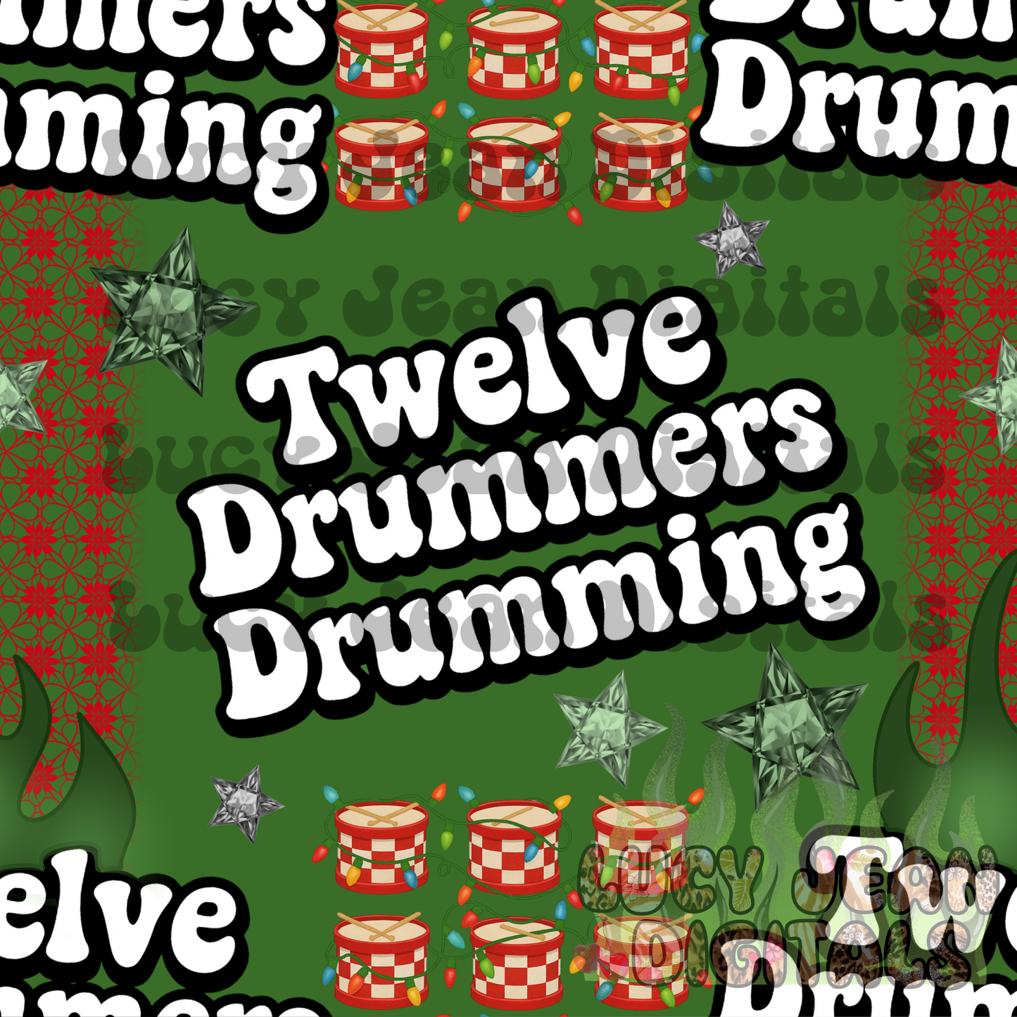 12 DAYS OF CHRISTMAS BUNDLE - (13 FILES)