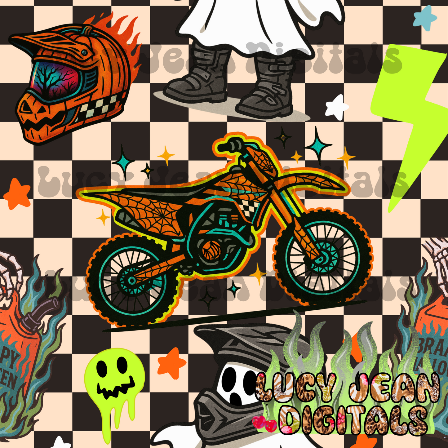 Braapy Halloween Seamless File