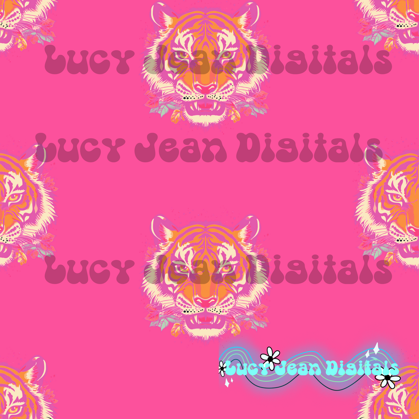 Pink Tiger Seamless file