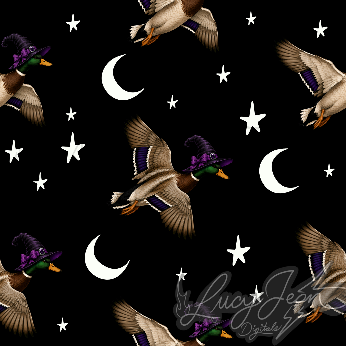 mallard witch seamless file-2026