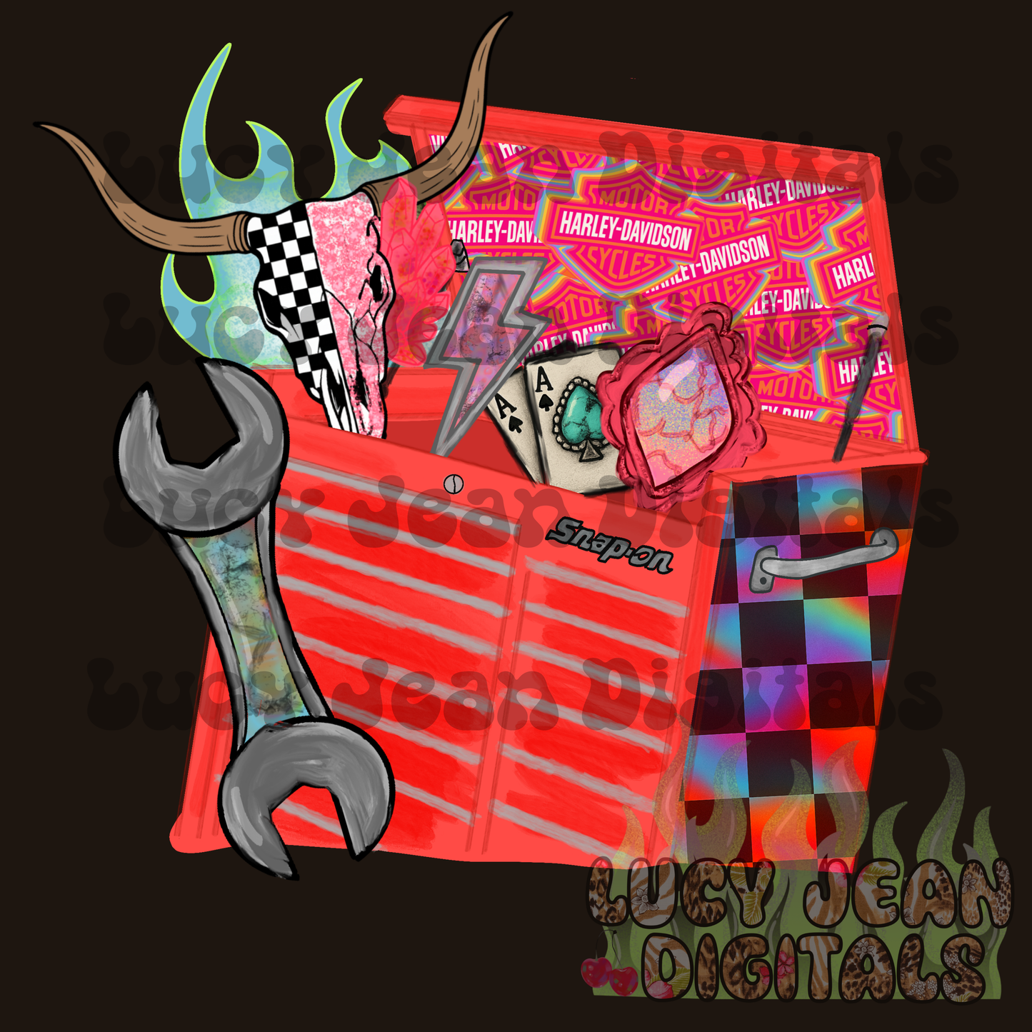 Blue Collar yallternative tool box PNG