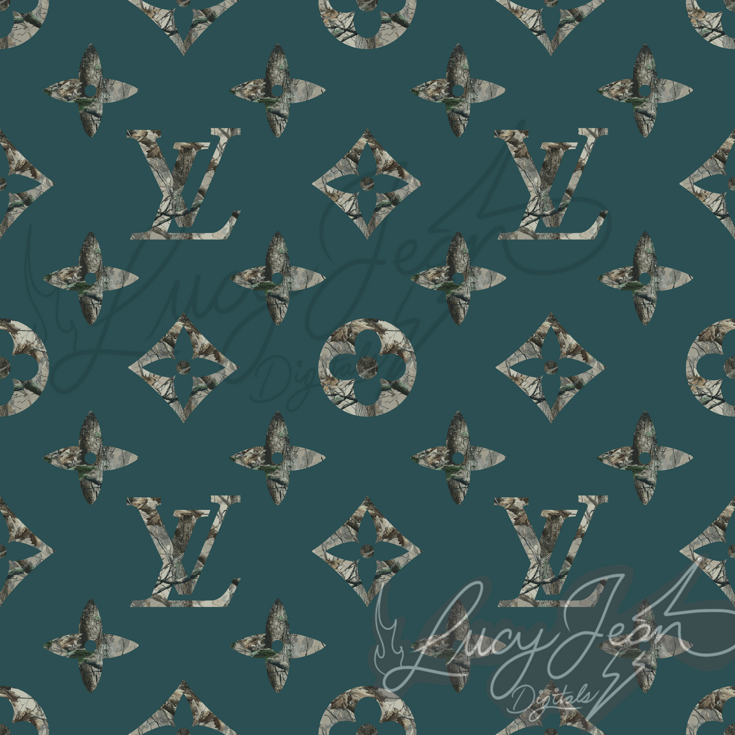 Boujee Blue Camo seamless file-2026