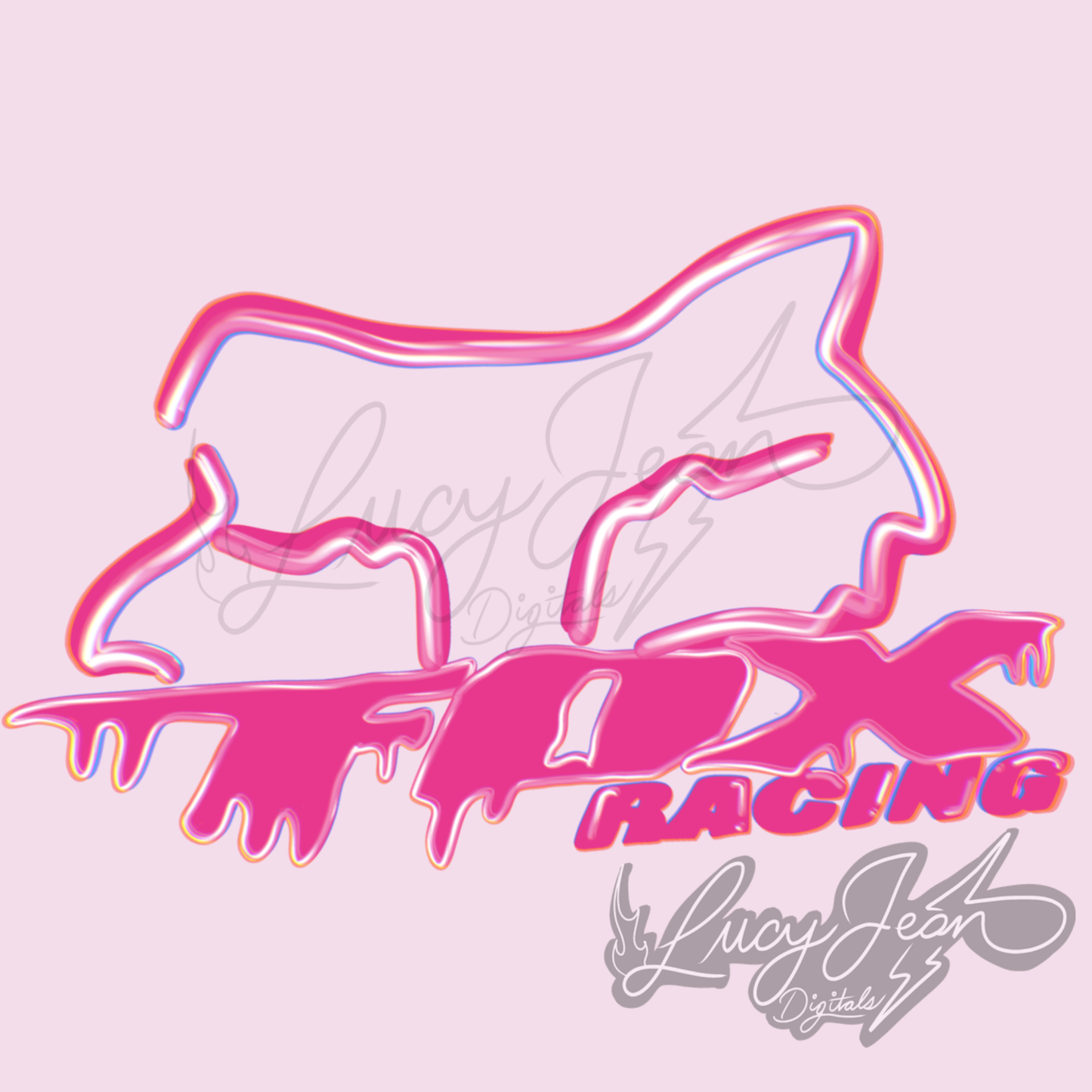 Hot pink Racing brand PNG-2026