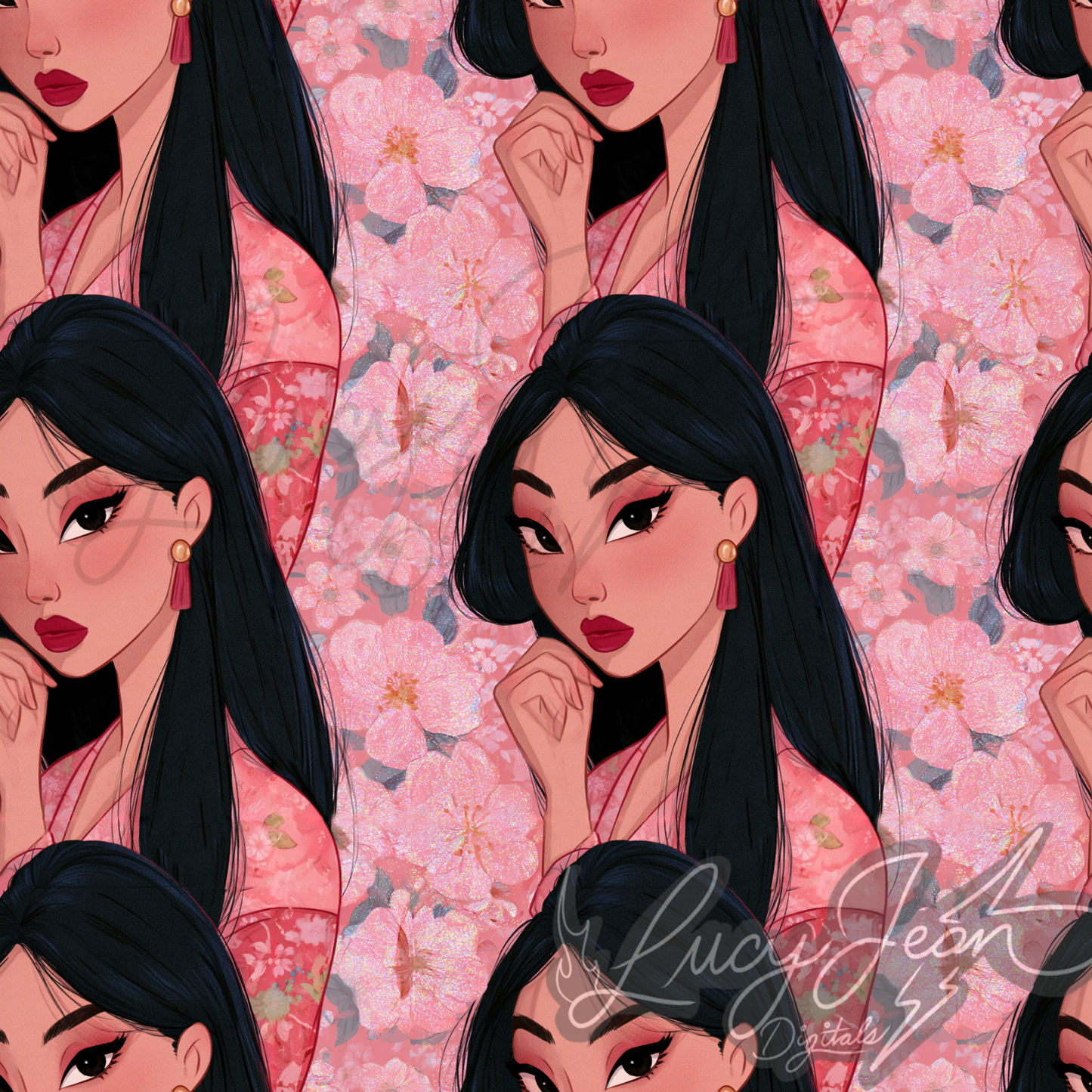Warrior Princess seamless file-2026