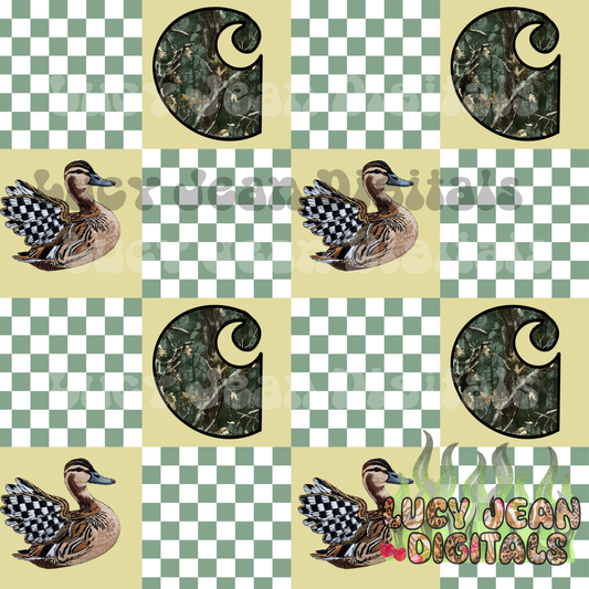 Olive Camo CH mallards Seamless File